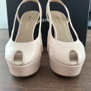 Emporio Armani , Sandals, light pink, size: US 8,5, eur 38,5, with box&bag